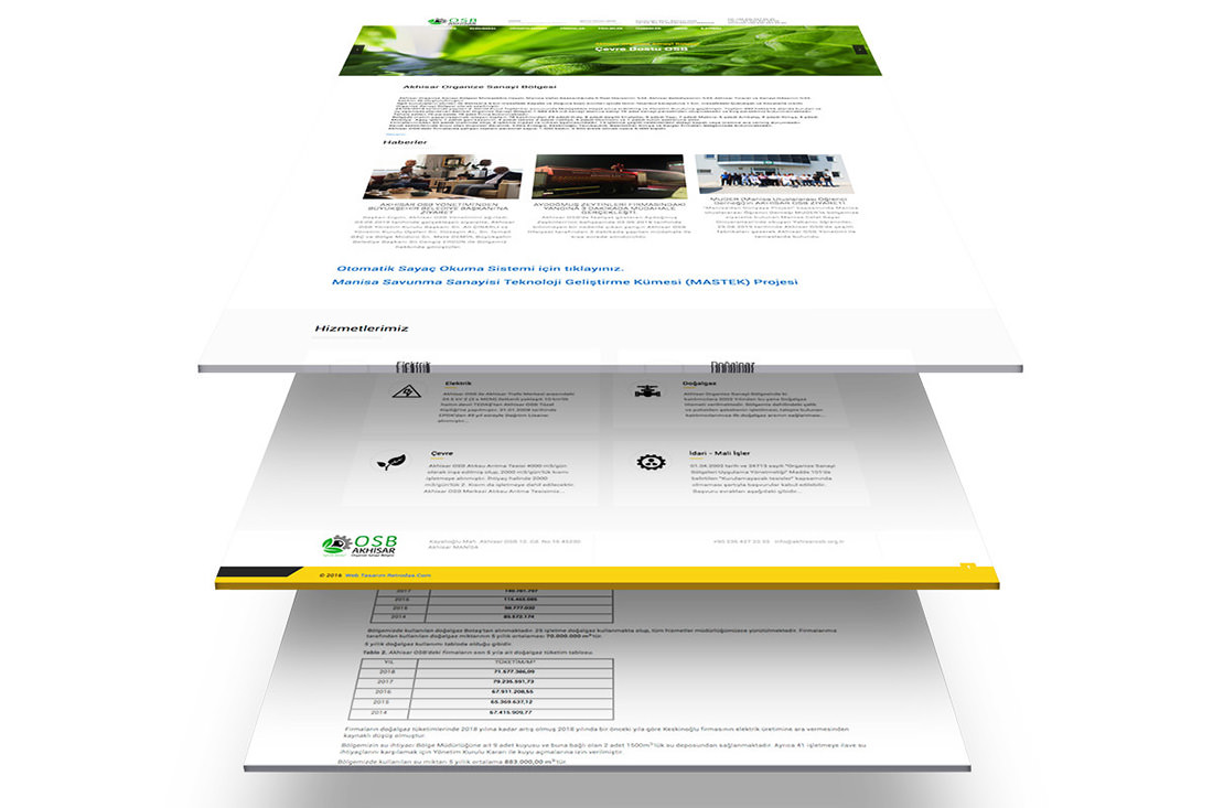 Web Tasarım | Akhisar OSB Kurumsal İnternet Sitesi Tasarımı 3