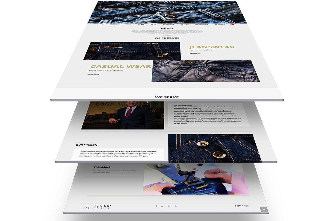 Web Tasarım | Fırattex Kurumsal İnternet Sitesi Tasarımı 2