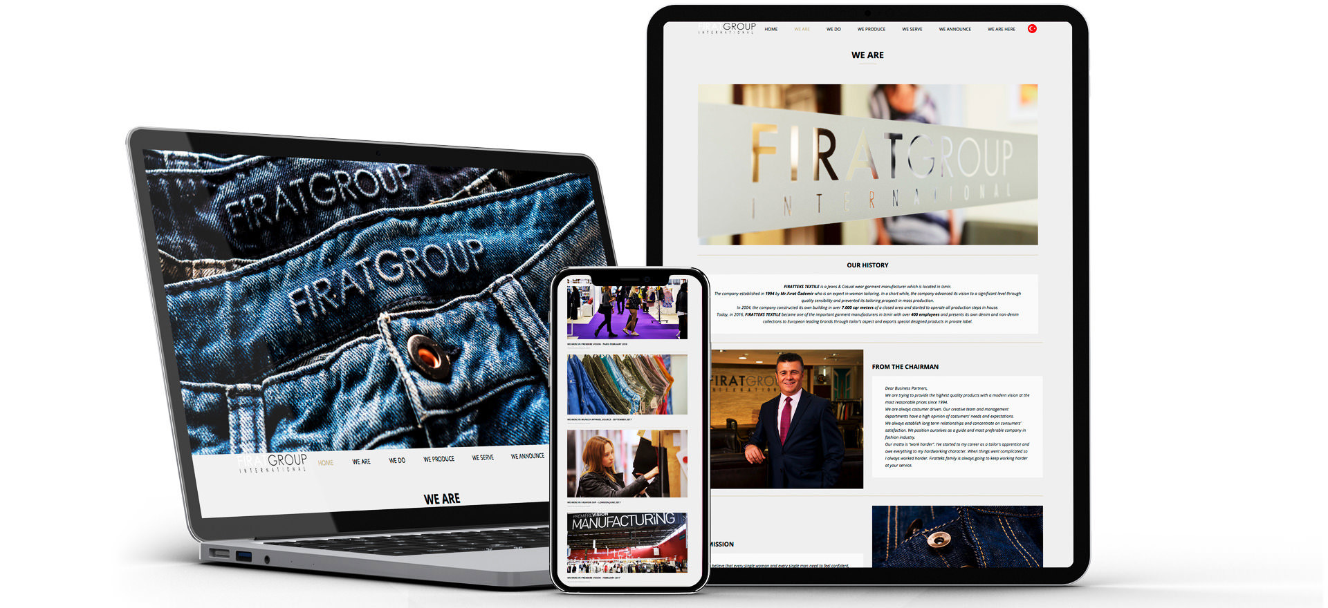 Web Tasarım | Fırattex Kurumsal İnternet Sitesi Tasarımı